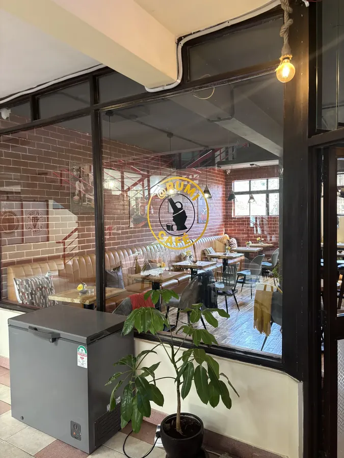 Rumi Café exterior at Titan Complex, Kilimani